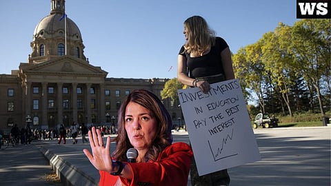 Premier Danielle Smith, teachers' strike