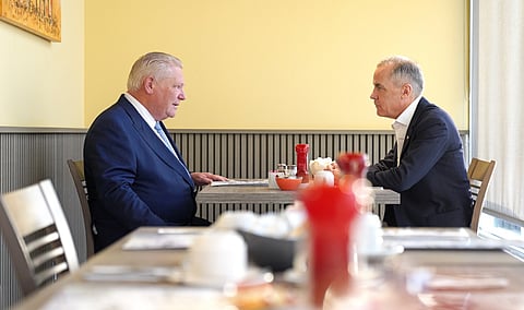 Mark Carney and Doug Ford