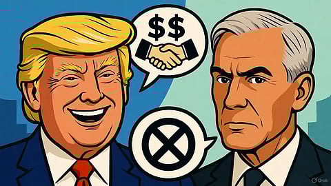 Donald Trump and Mark Carney
