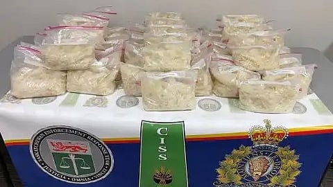 Meth and Contraband Cigarettes Seizure