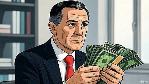 Mark Carney giving out money