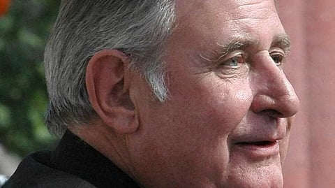 Alberta Premier Ralph Klein giving a speech in Calgary, Alberta, September 1, 2005