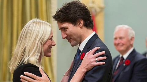 Former Liberal MP Catherine McKenna, Prime Minister Justin Trudeau