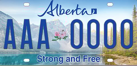 Alberta unveils new licence plate featuring Moraine Lake

