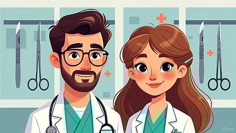 A couple of surgeons