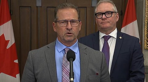 Bloc Québécois leader Yves-François Blanchet in Ottawa