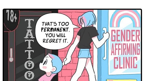 "Gender Affirming" Clinic Cartoon