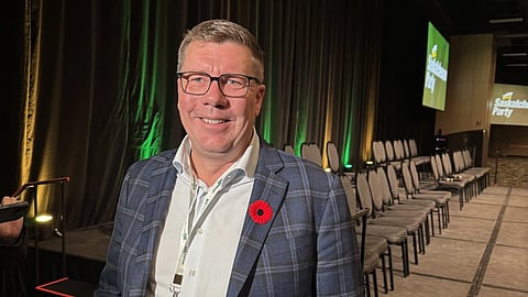 Scott Moe at Sask Party Convention 2025