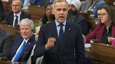 PM Mark Carney speaking in the HoC 