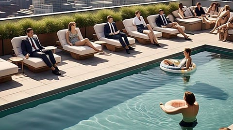 Taxpayers foot the bill for federal rooftop lounge