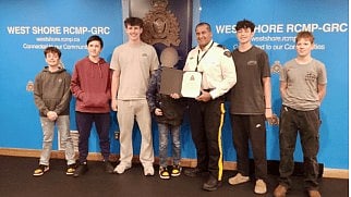 Youth group honoured for role in locating missing Langford child

