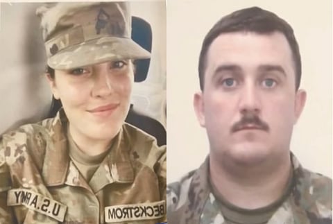 Sarah Beckstrom and Andrew Wolfe, the victims of the Washington shooting. 