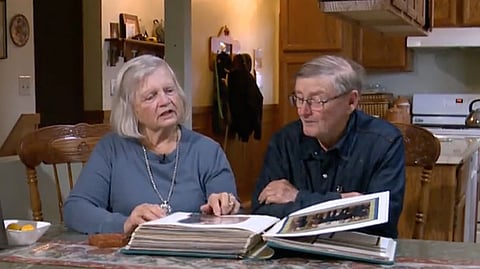 Janet and Robert Cockwill were in for a shock when their grandson found Janet's engagement ring that was missing for over 50 years. 