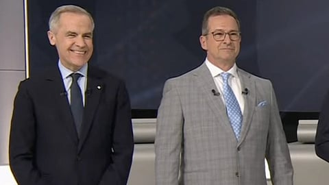 Mark Carney and Yves-François Blanchet 