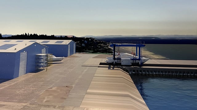 Rendering of the Union Bay facility