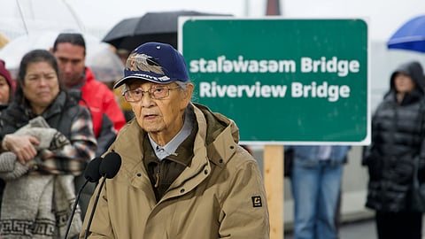 Musqueam Elder Larry Grant