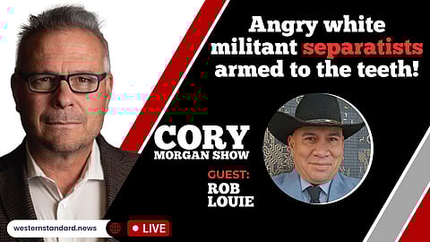 Angry white militant separatists armed to the teeth!