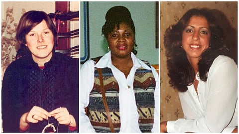 Left to right: Christine Prince in 1982, Gracelyn Greenidge in 1997, and Claire Samson in 1983  . 
