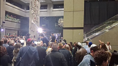 Calgary menorah lighting