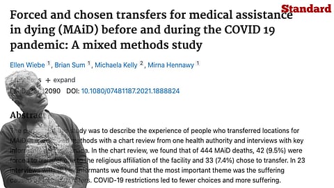 Ellen Wiebe, MAID study