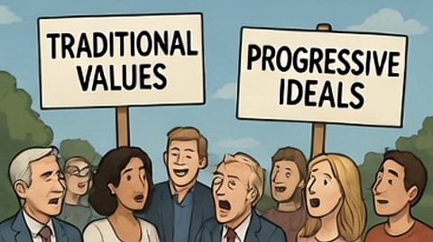 Traditional Values vs Progressive Ideals