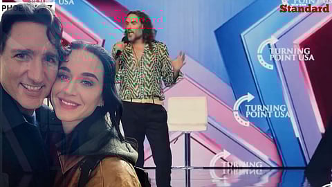 Russell Brand, Justin Trudeau, Katy Perry