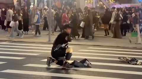 At least three people were killed and five others wounded Friday after a knife-wielding attacker went on a violent rampage through the heart of Taipei, turning the city’s evening commute into chaos.