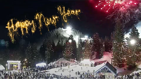 Fireworks on Grouse Mountain