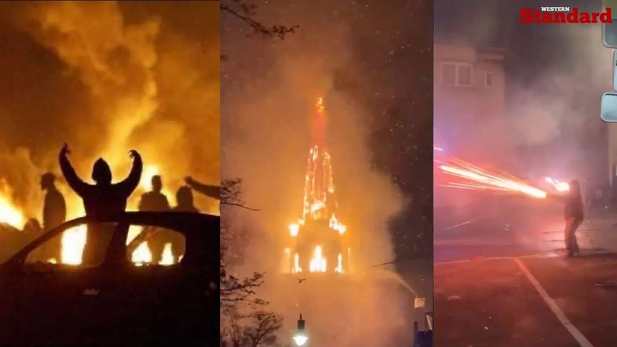 Europe sees widespread violence on New Year&rsquo;s Eve as fires, clashes erupt
