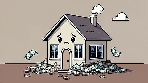 House losing value cartoon