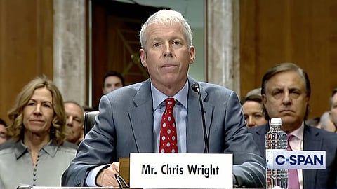 US Energy Secretary Chris Wight 