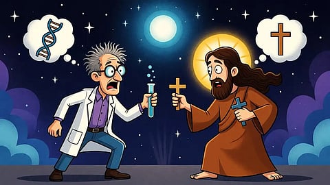 Science and faith collide