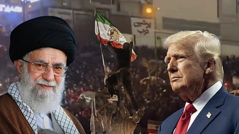 Ayatollah Khamenei and President Trump