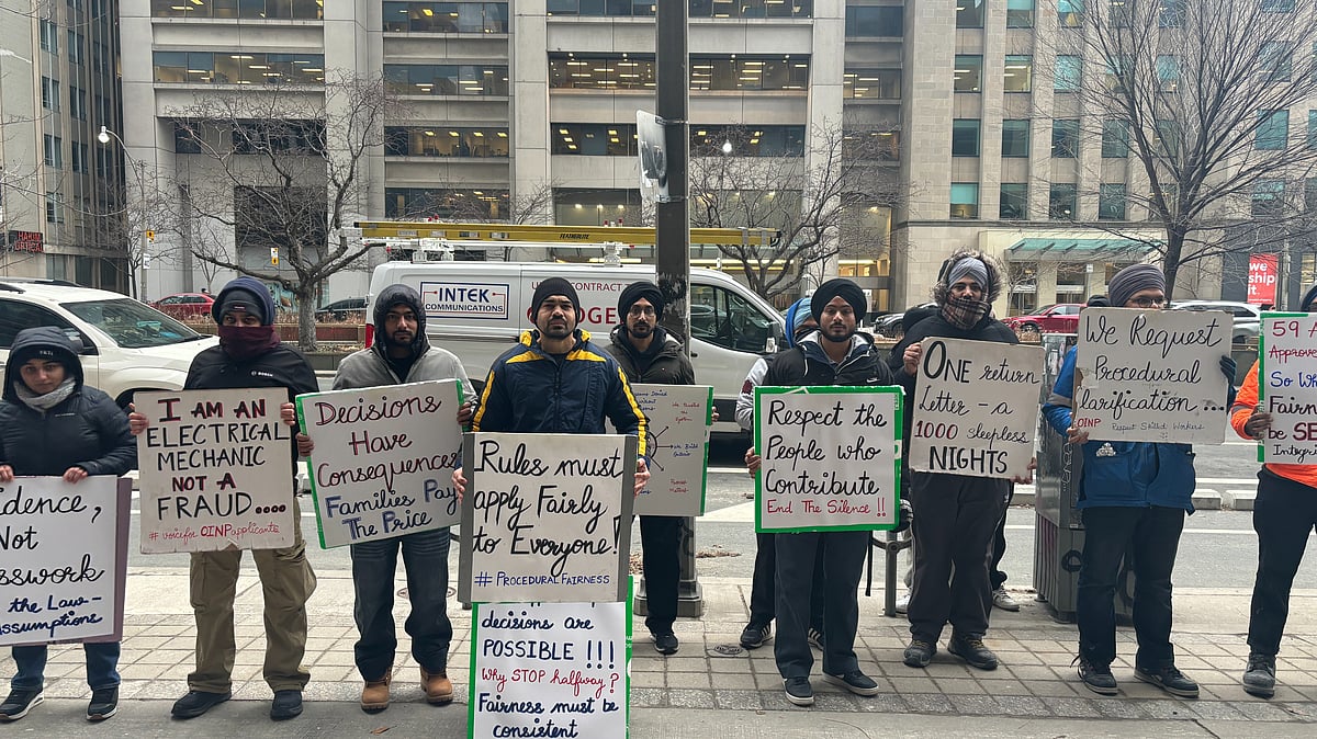 EXCLUSIVE: Indian immigrant workers protest after province returns PR files in Ontario