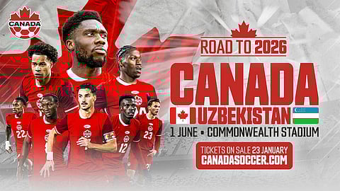 Canada Soccer announces Edmonton to host World Cup warm up match versus Uzbekistan