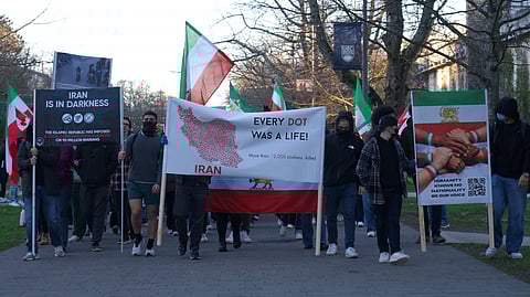 Anti-Islamic regime protest at UBC