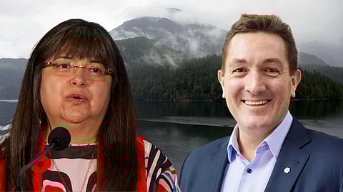 CFN President Marilyn Slett and BC Conservative leadership candidate Yuri Fulmer