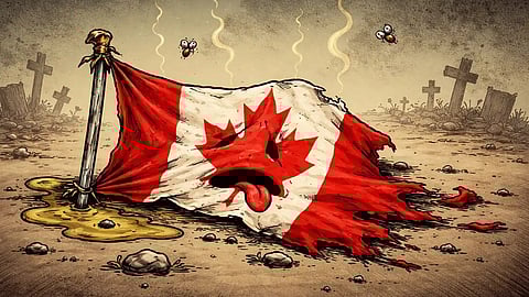 Dead Canada flag