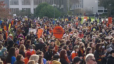 Protest at UBC