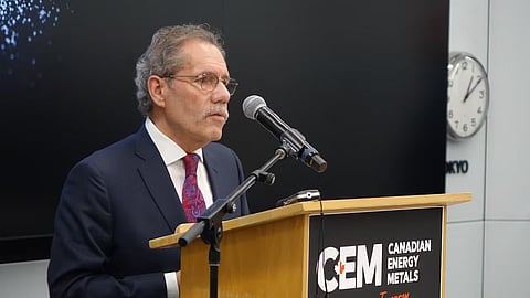 Christopher Hopkins, president and chief executive officer of Canadian Energy Metals Corp.