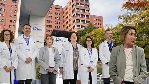 Facial transplant patient, Vall d'Hebron University Hospital in Barcelona 