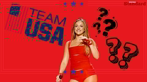 Canadian Tate McRae cheers on Team USA