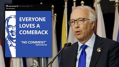 John Rustad's now-deleted tweet