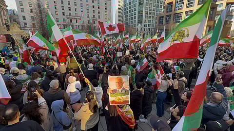 Anti-Islamic Republic regime protest in Vancouver