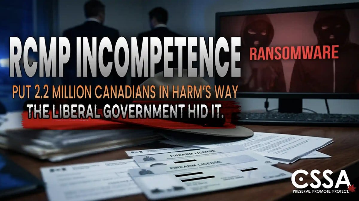 BERNARDO: RCMP incompetence put 2.2 million Canadian gun owners in harm’s way and the Liberal government hid it