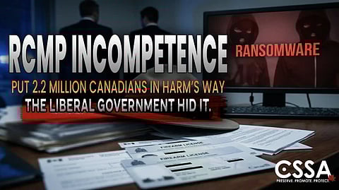 RCMP incompetence put 2.2 million Canadian gun owners in harm’s way and the Liberal government hid it