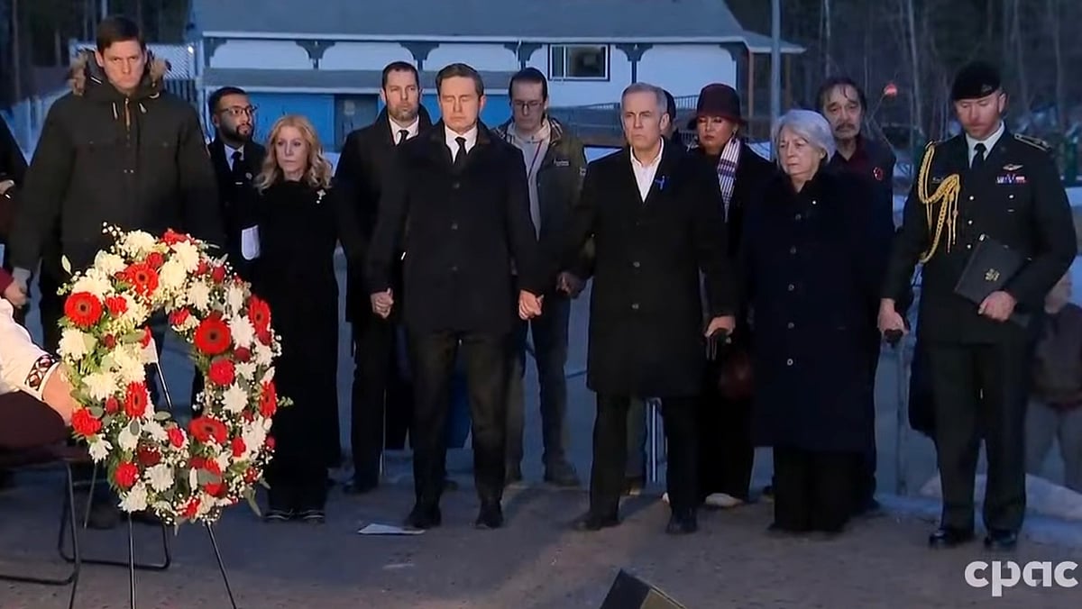 Messages of love, support and unity, as Canadian leaders spoke with Tumbler Ridge residents