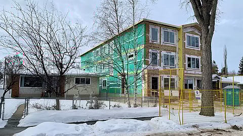 Edmonton infill under construction