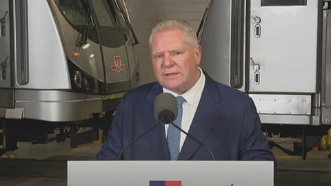 Ford speaking about the new Ontario Line