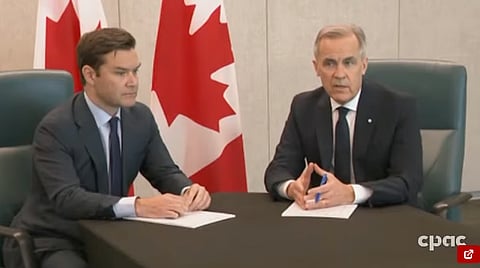 Mark Carney and Matt Jeneroux